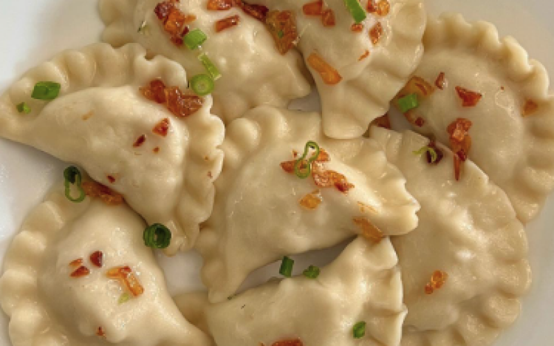 Вареники с картошкой и луком