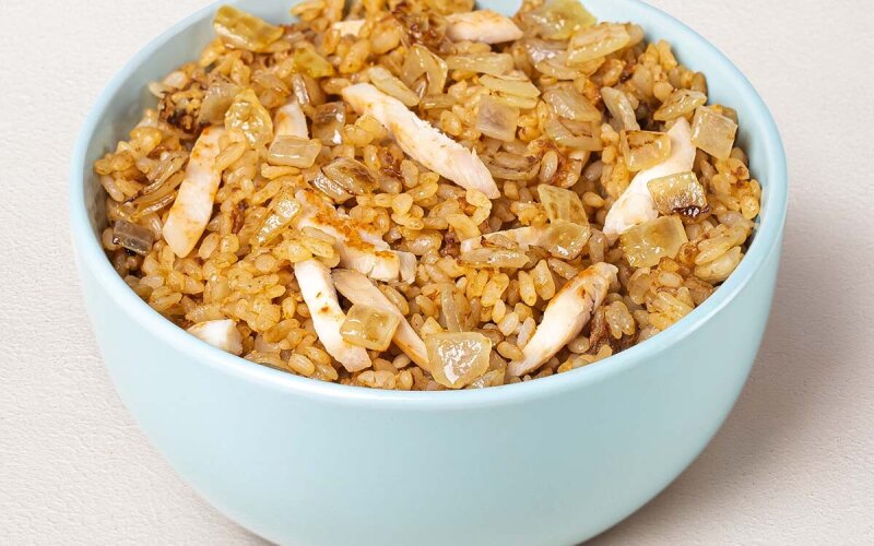 Рис с цыпленком в китайском соусе «Wok» L