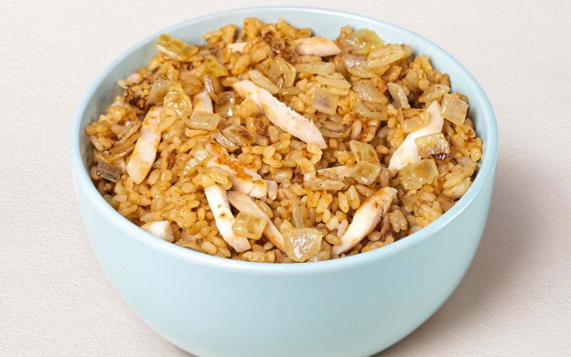 Рис с цыпленком в китайском соусе «Wok» М