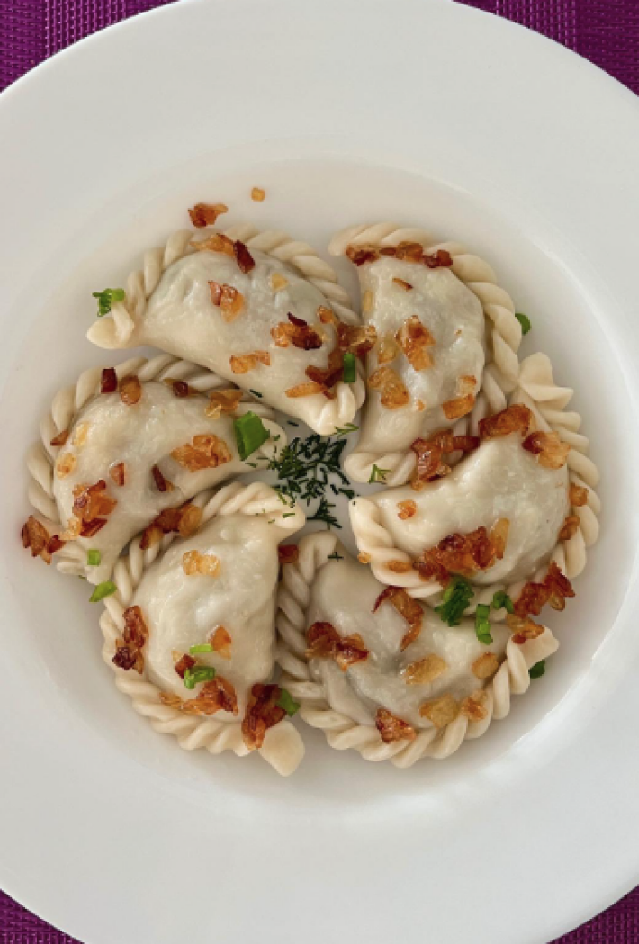 Вареники с картошкой и грибами