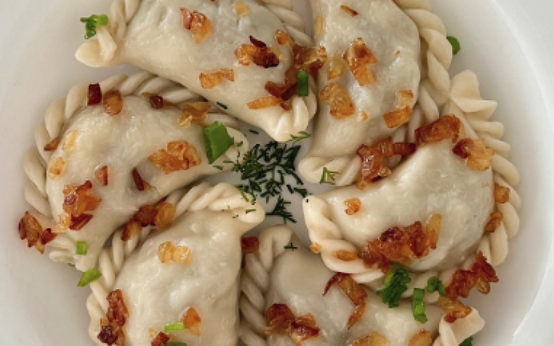 Вареники с картошкой и грибами