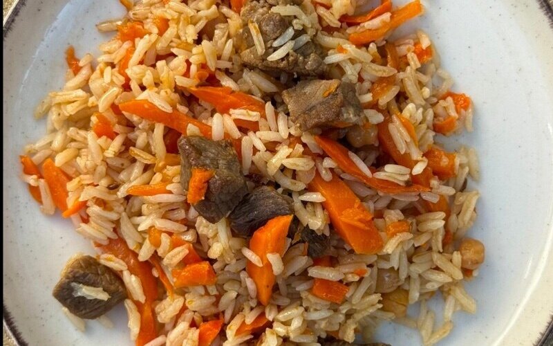 Плов с говядиной