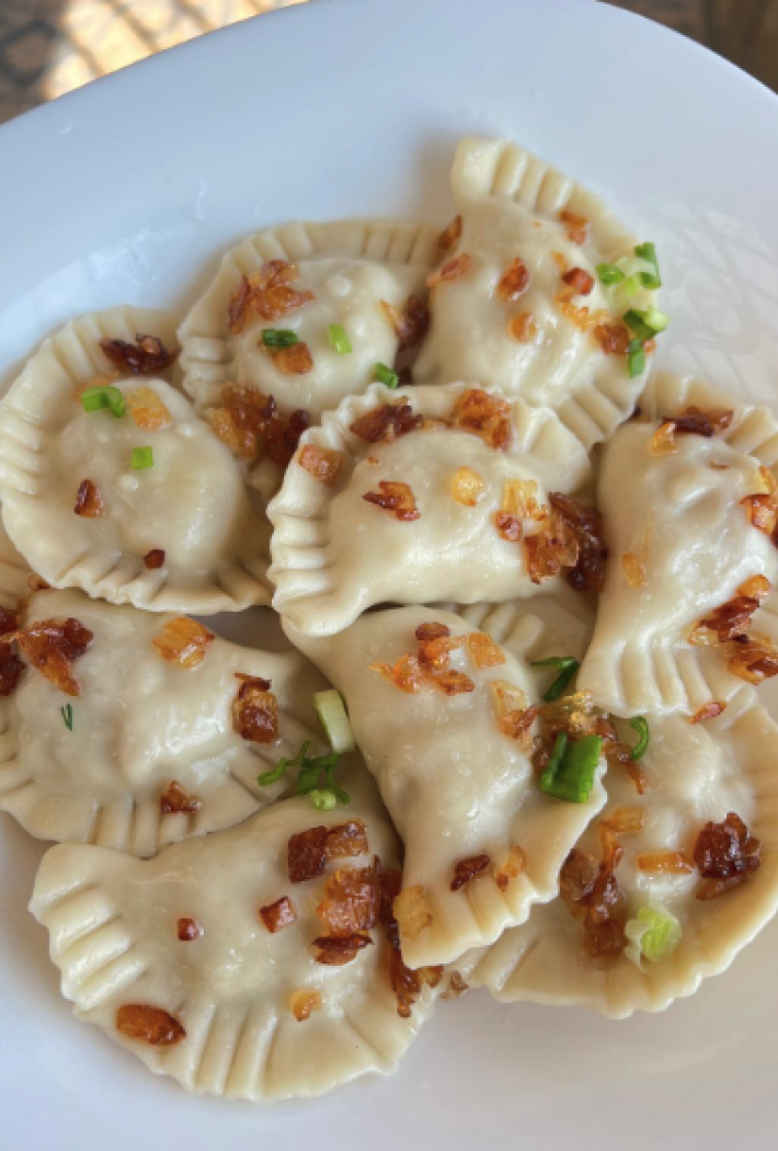 Вареники с капустой