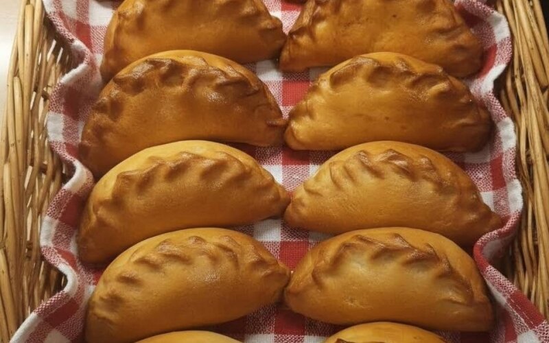 Малая корзинка пирожков с печенью