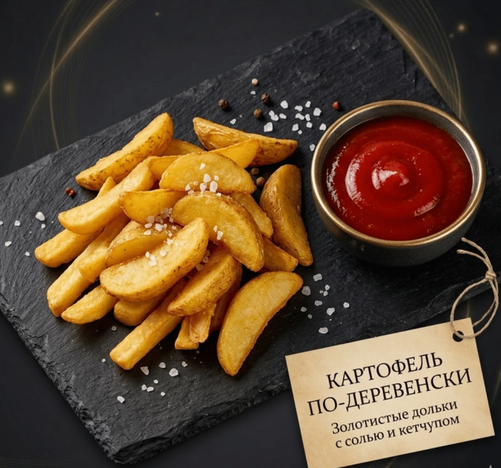 Картофель «По-деревенски»