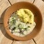 Мясо по-белорусски с пюре картофельным