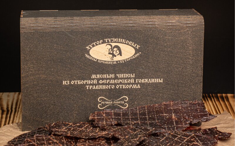 Чипсы премиум сегмента в подарочном бокс