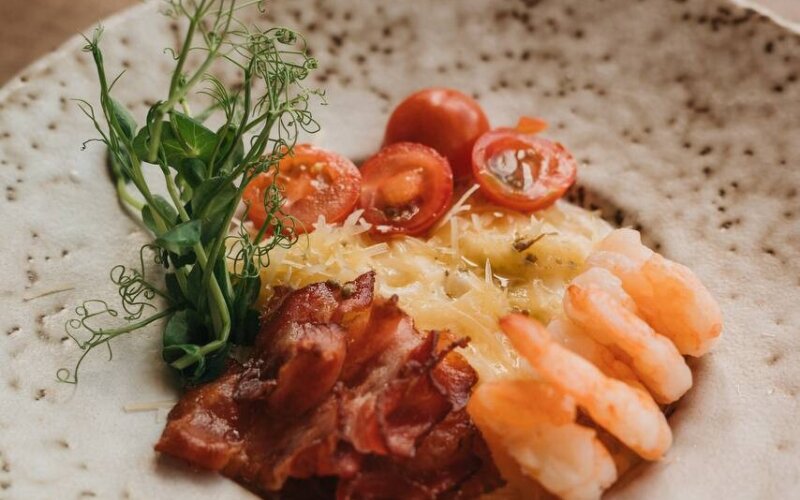 Паста с креветками