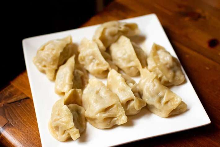 Цзяоцзы (пельмени) со свининой и квашеной капустой