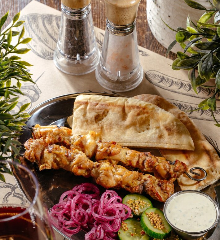 Шашлык из куриных бедер