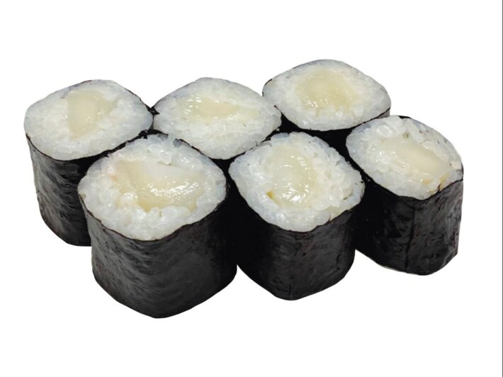 Ролл ,,Маки морской гребешок,,
