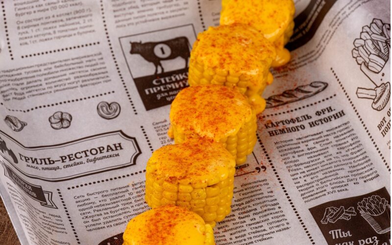 Кукуруза «BBQ» под сырным соусом