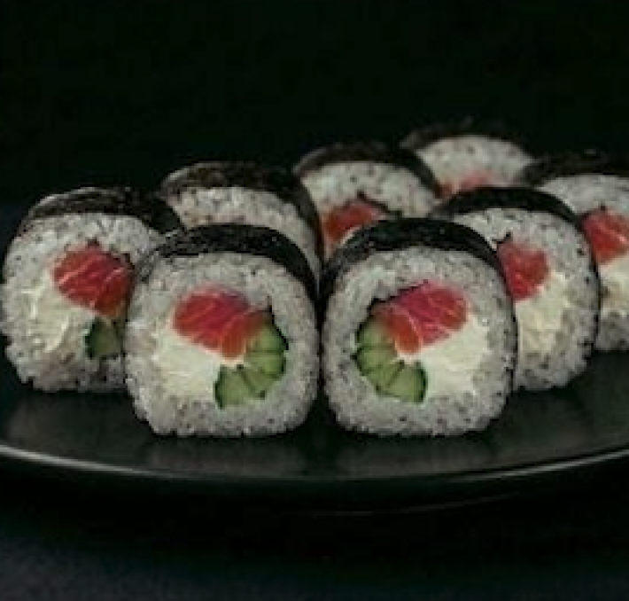 Макки с лососем