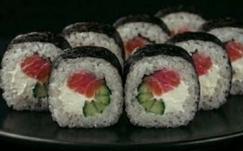 Макки с лососем