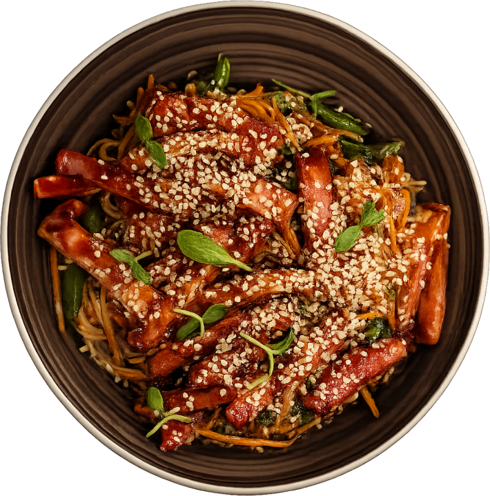 Wok со свининой в соусе «Хойсин»