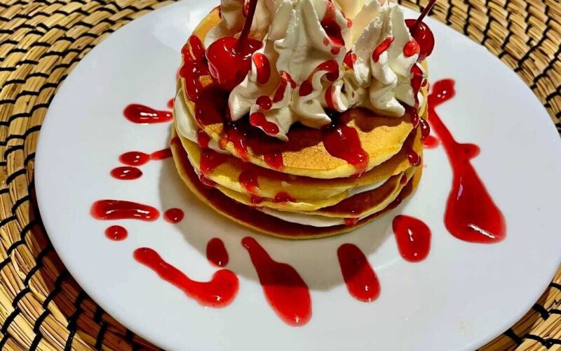 Панкейки с джемом