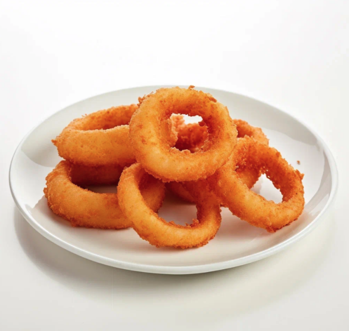 Луковые кольца с соусом