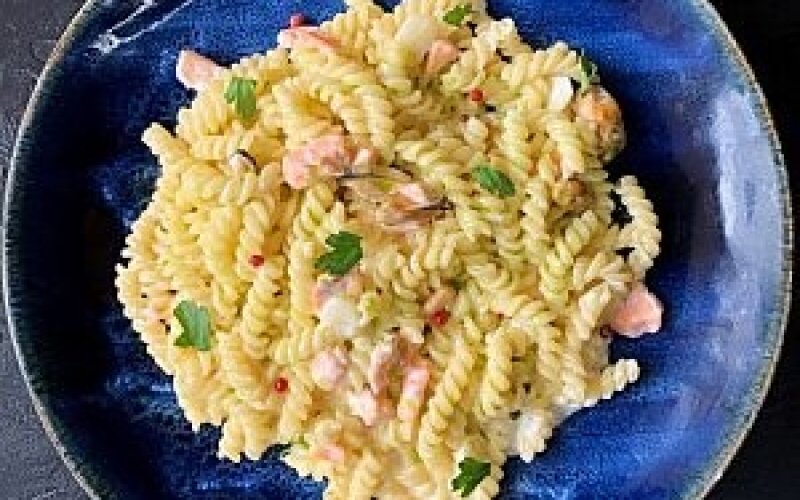 Паста «Фузилли» с морепродуктами