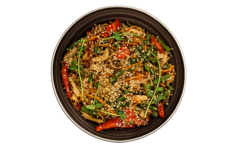 Wok с курицей в соусе «Терияки»