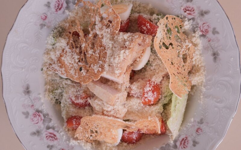 Цезарь с цыпленком