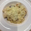 Паста с курицей и грибами
