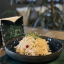 Салат из квашеной капустой с клюквой