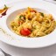Тальятелле с миксом грибов, мясом Сицилийских колбасок и трюфеля