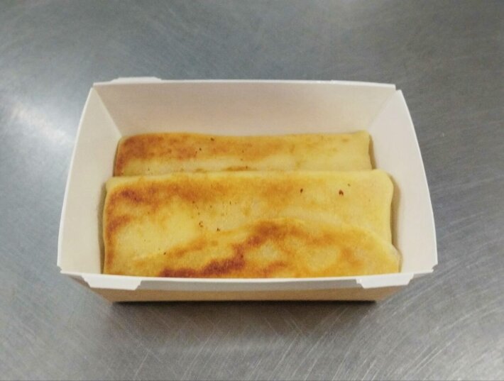 Блинчики с ветчиной и сыром
