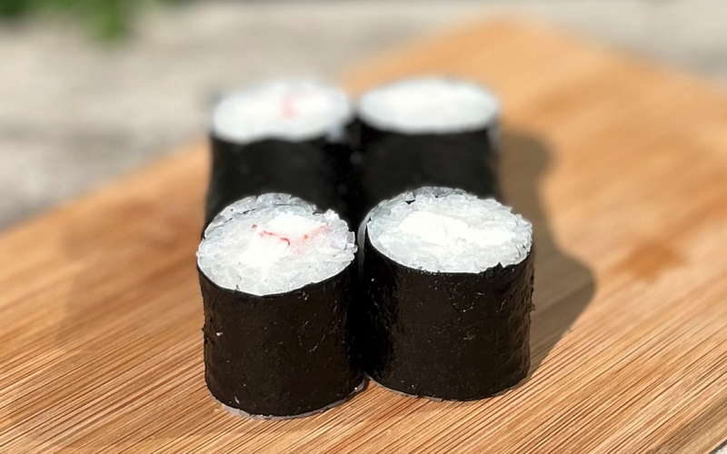Маки с крабом