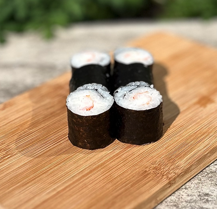 Маки с креветкой