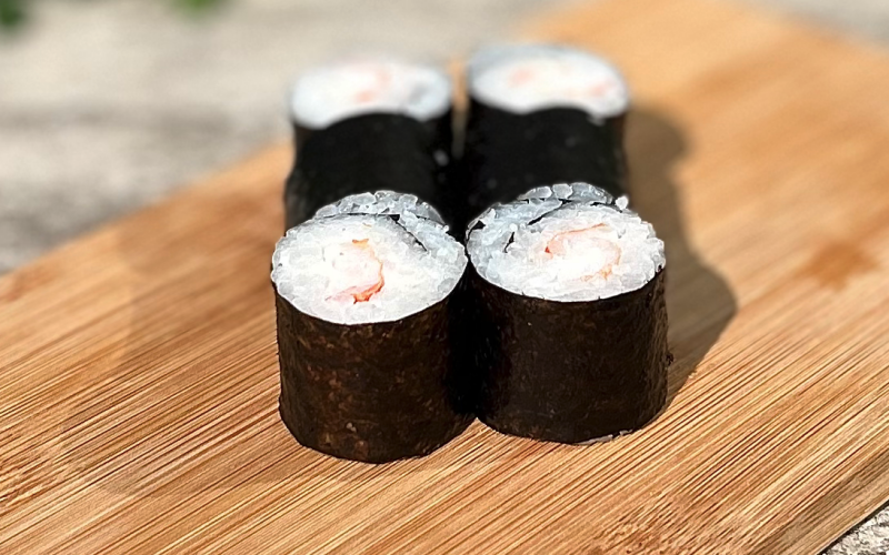Маки с креветкой