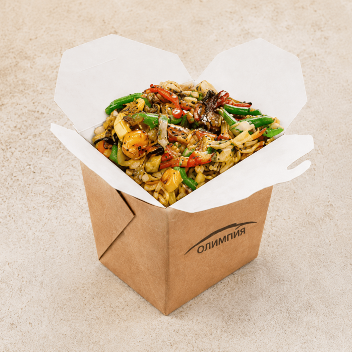 Wok с морепродуктами
