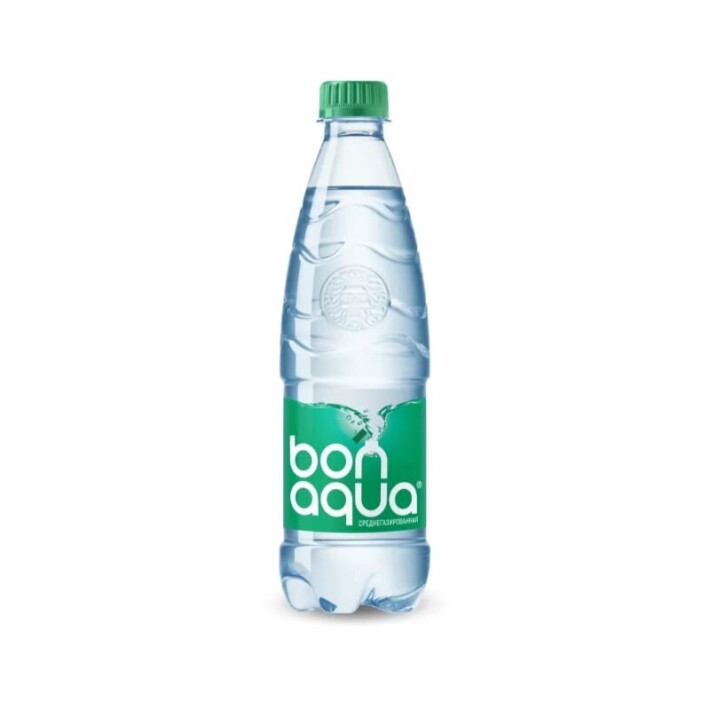 Вода «BonAqua» среднегазированная