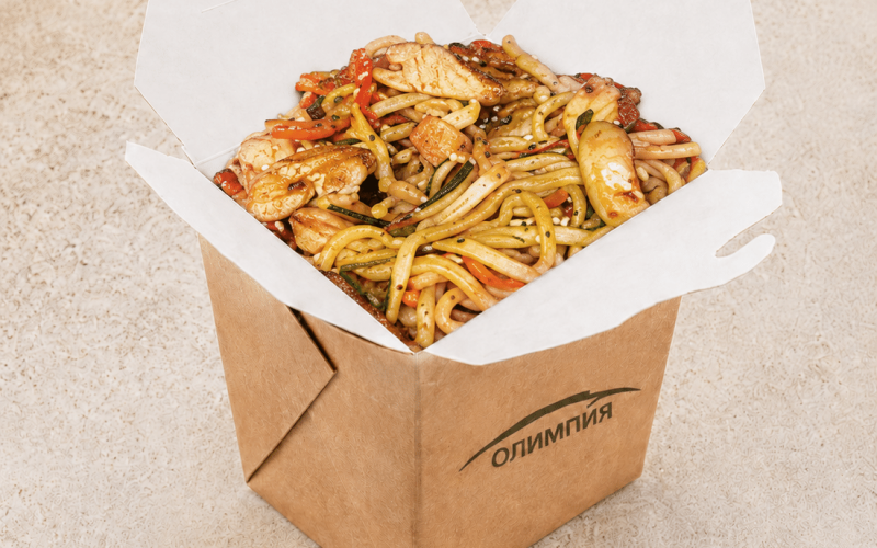 Wok с курицей