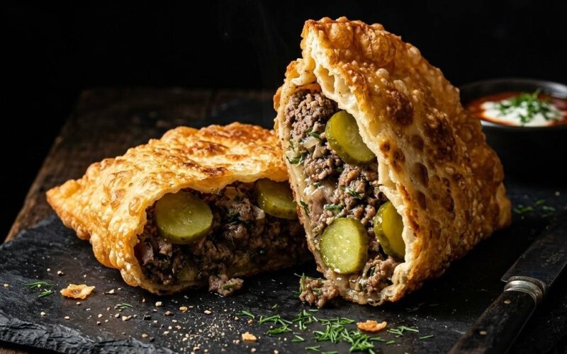 С мясом и мар.огурчиками