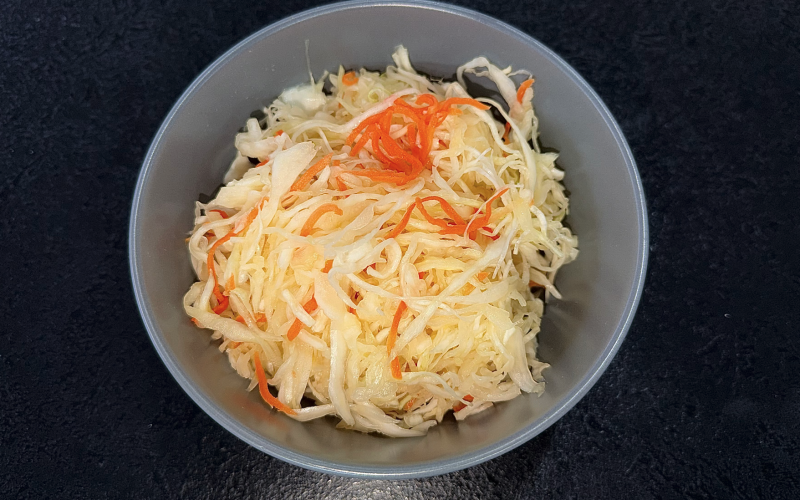 Капуста с морковью