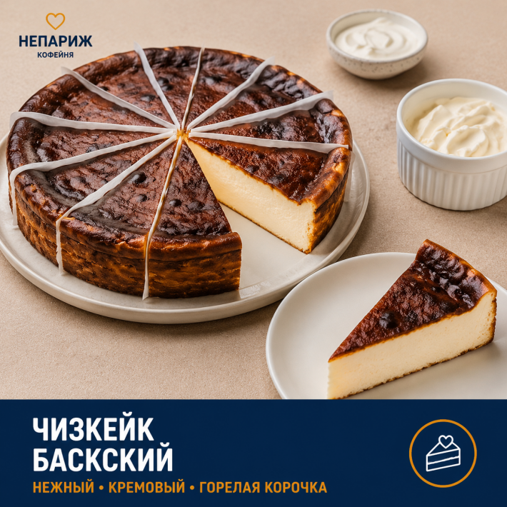 Чизкейк баскский