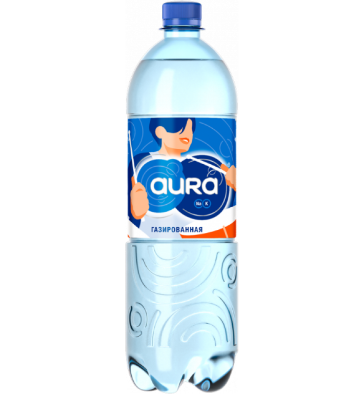 Вода питьевая AURA (газированная)