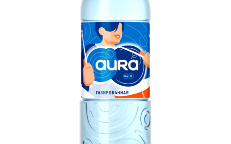 Вода питьевая AURA (газированная)