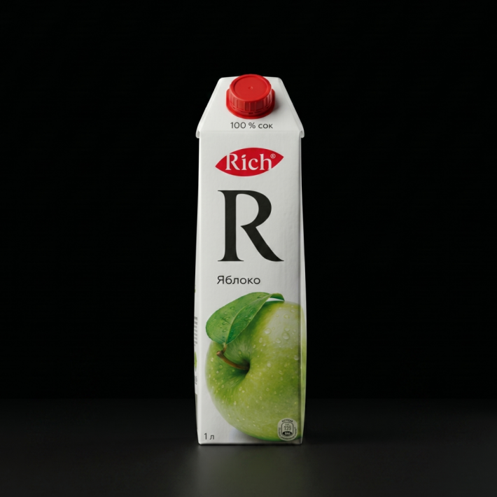 Сок RICH яблоко 1л