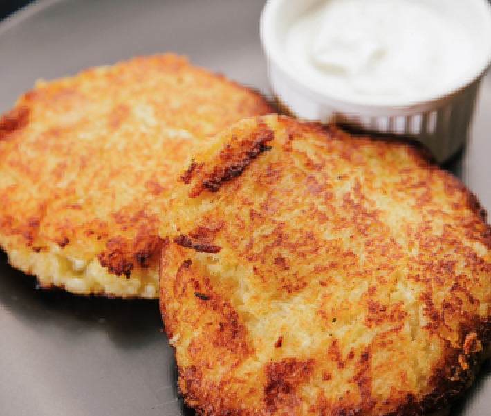 Драники с мясом