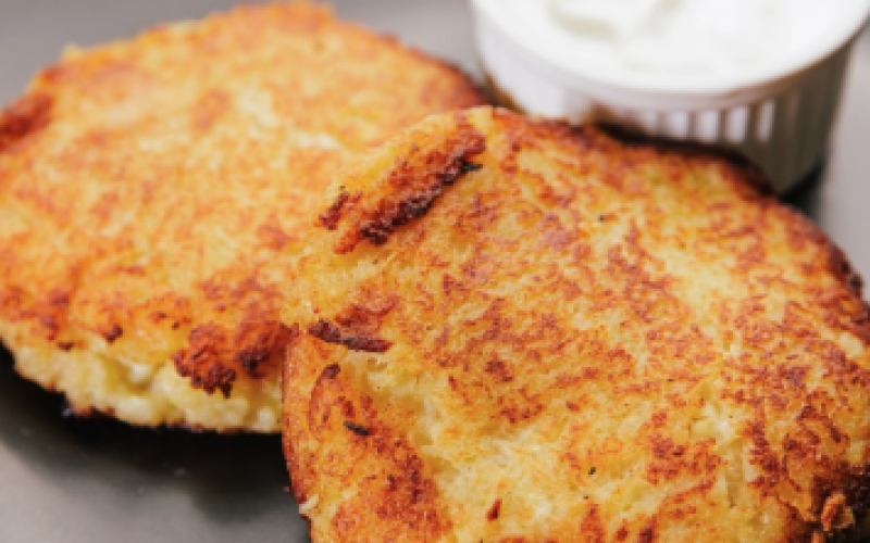Драники с мясом