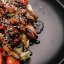 Теплый салат с курицей Терияки