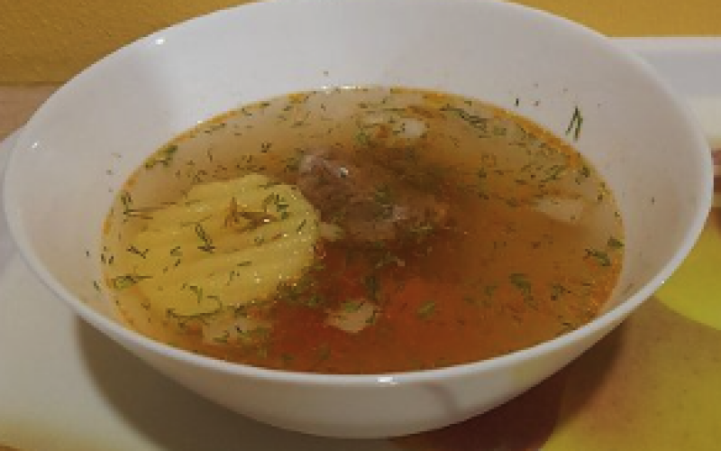 Шурпа с говядиной