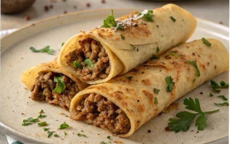 Блинчики с мясом