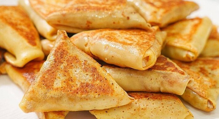 Блинчики с яблоками