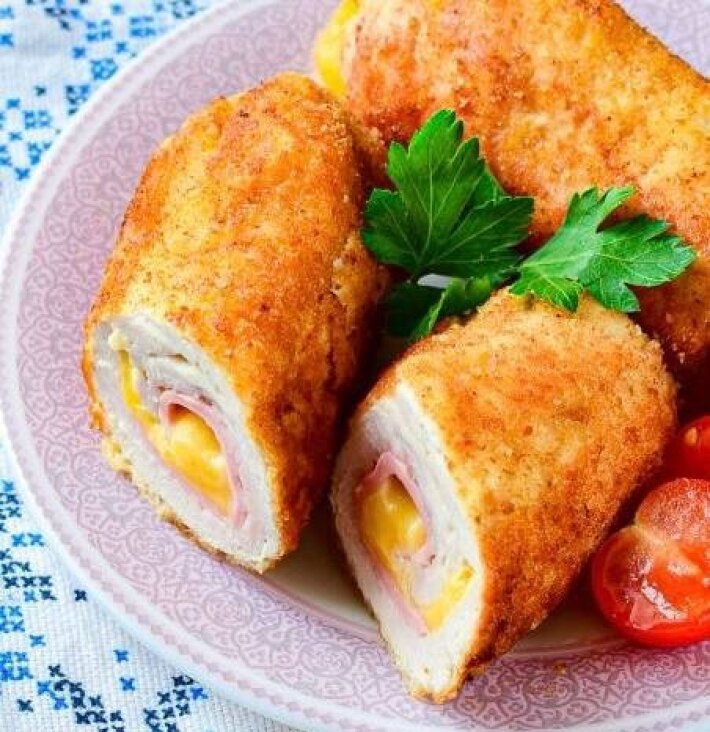 Филе птицы «Кардон блю»