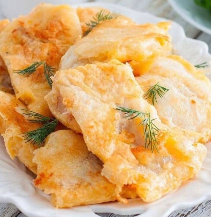 Рыба в сыре