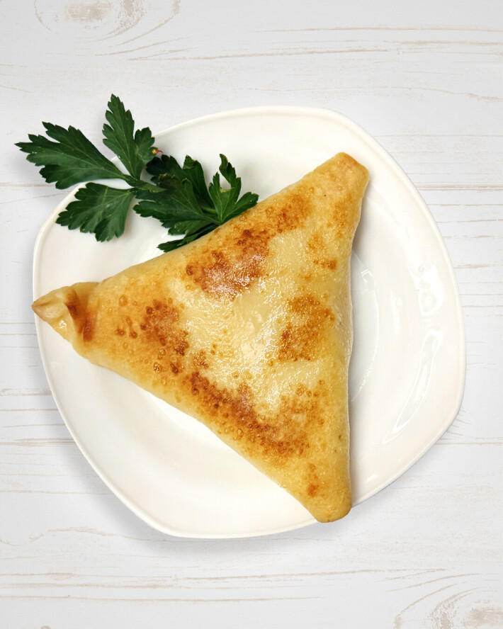 Блины с ветчиной и сыром