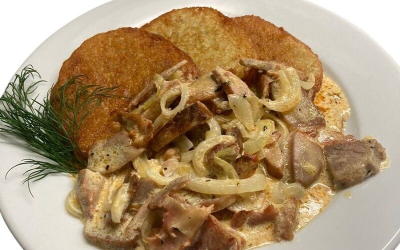 Драники со свининой